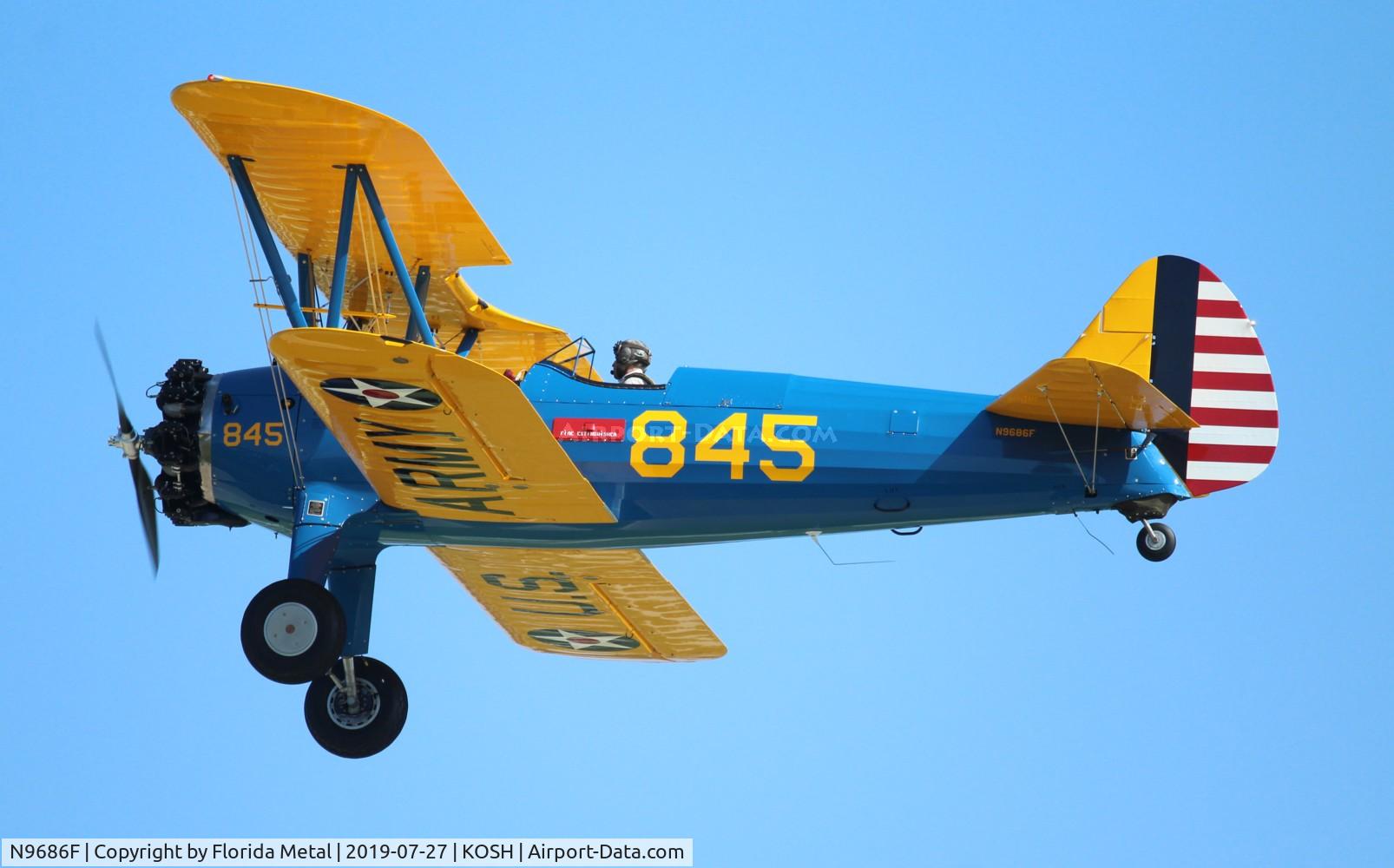 N9686F, 1941 Boeing PT-17 Kaydet (A75N1) C/N 75-677, PT-17