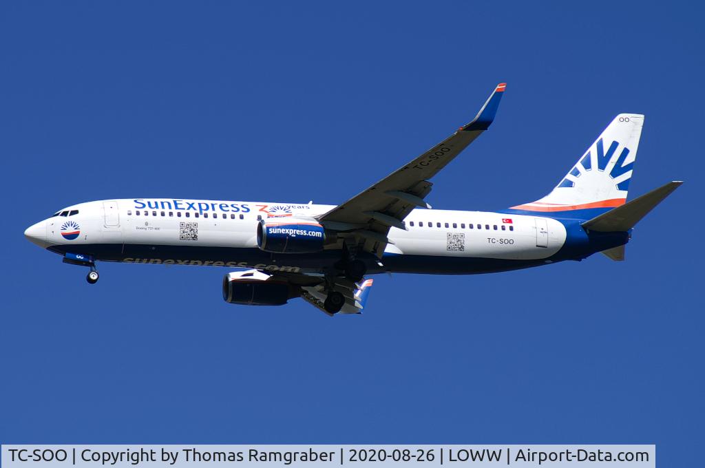 TC-SOO, 2004 Boeing 737-8AS C/N 33558, SunExpress Boeing 737-800