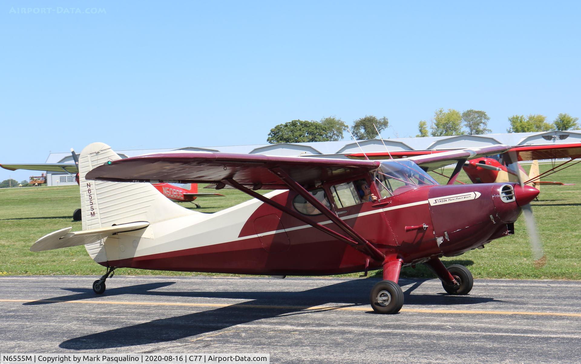 N6555M, 1948 Stinson 108-3 Voyager C/N 108-4555, Stinson 108-3