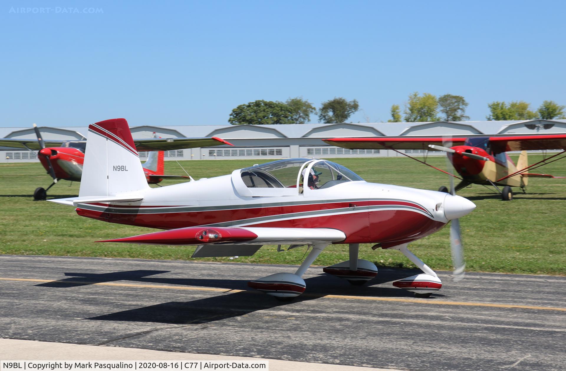 N9BL, 2008 Vans RV-7A C/N 72370, Vans RV-7A