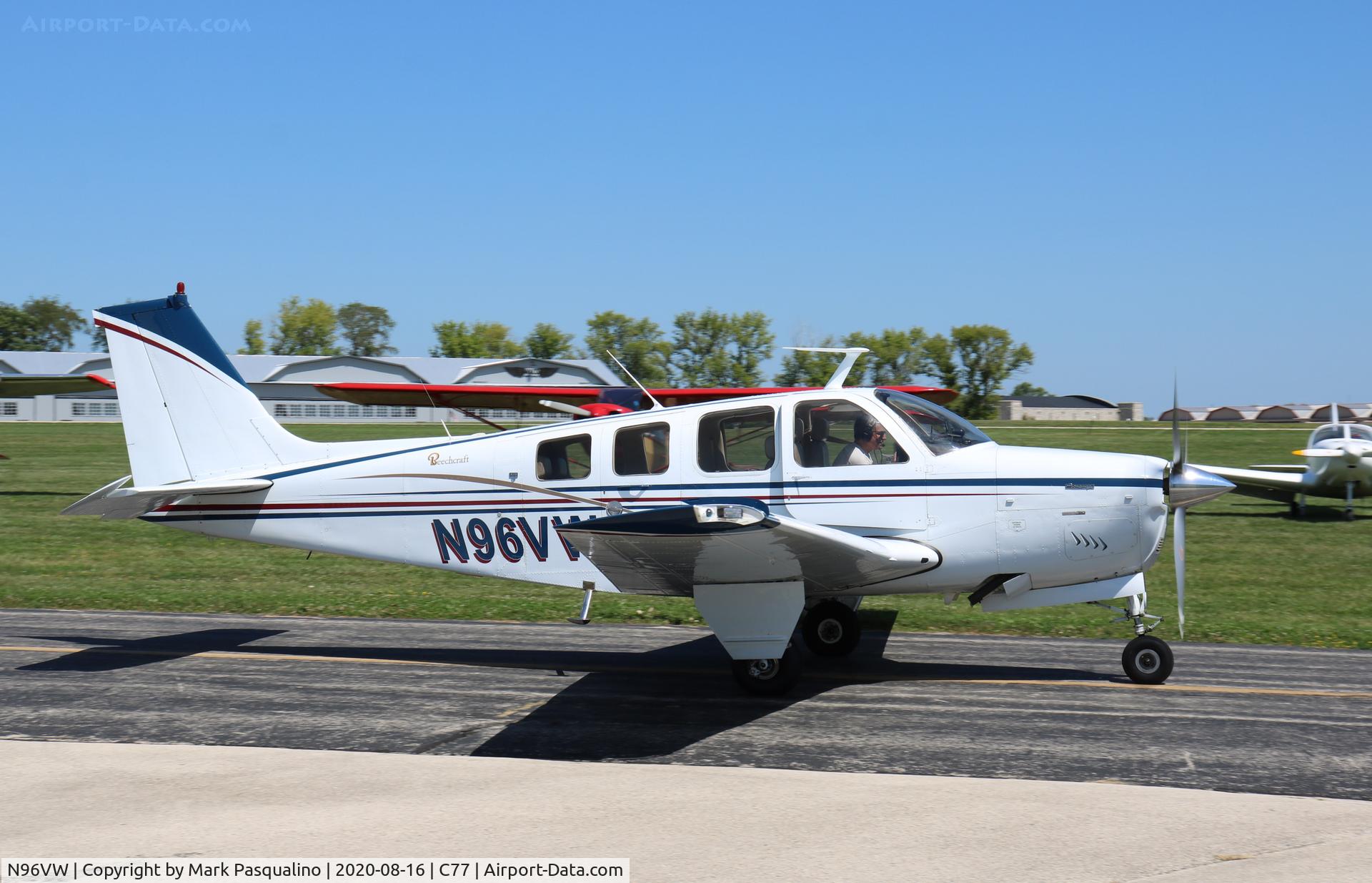 N96VW, Beech A36 Bonanza 36 C/N E-1189, Beech A36