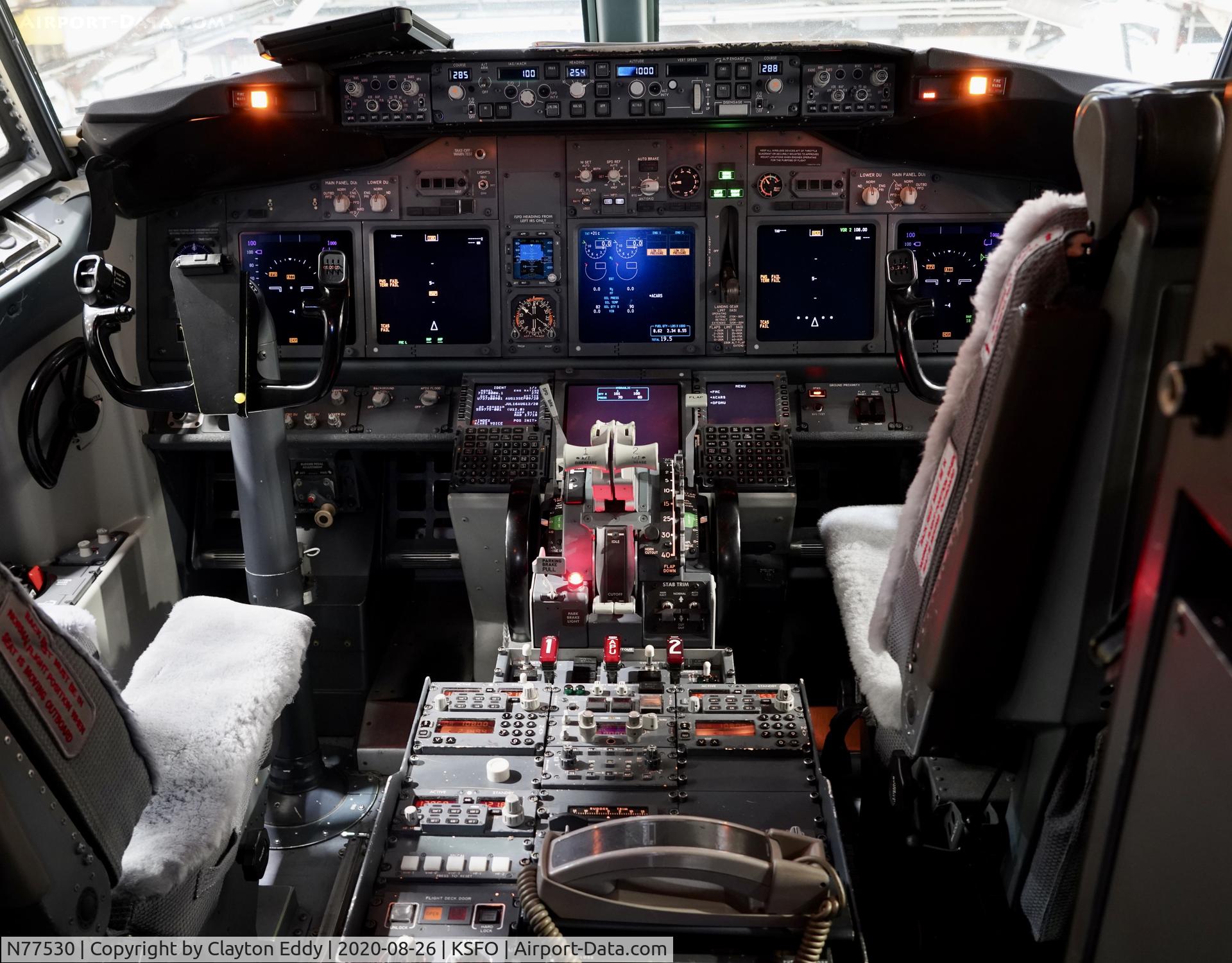 N77530, 2011 Boeing 737-824 C/N 39998, SFO 2020.