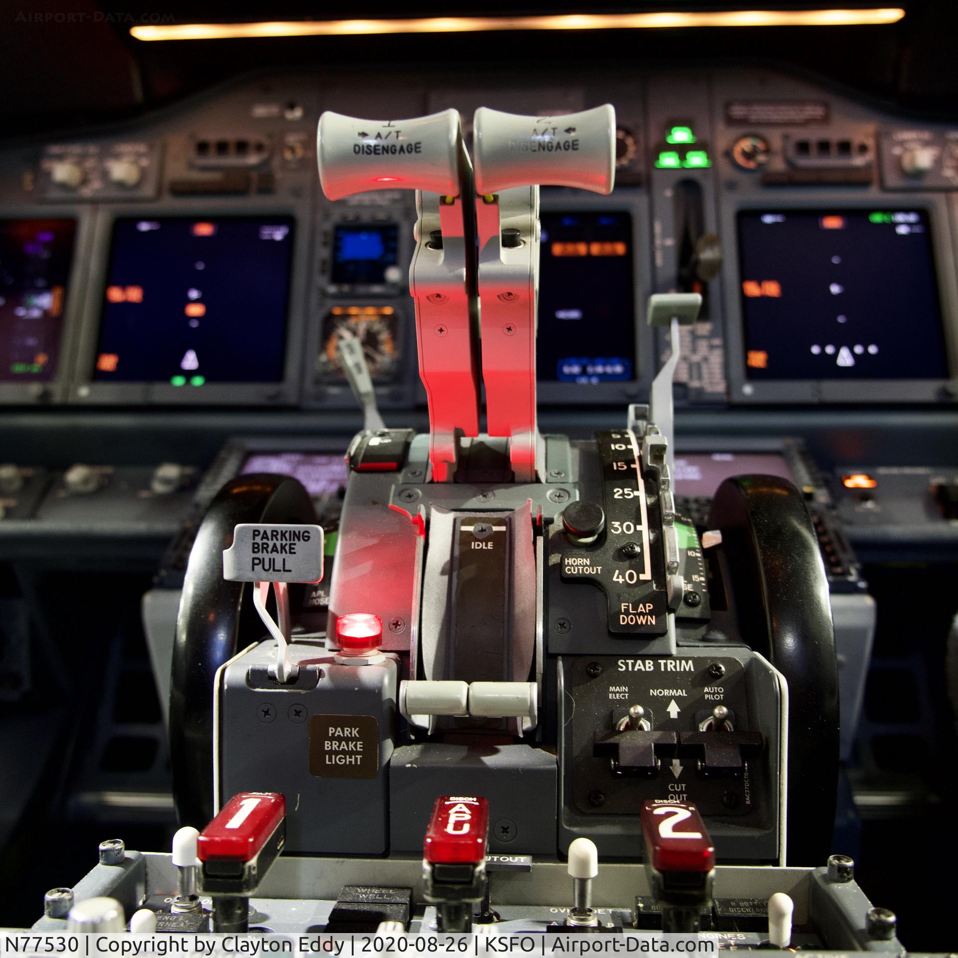 N77530, 2011 Boeing 737-824 C/N 39998, SFO 2020.
