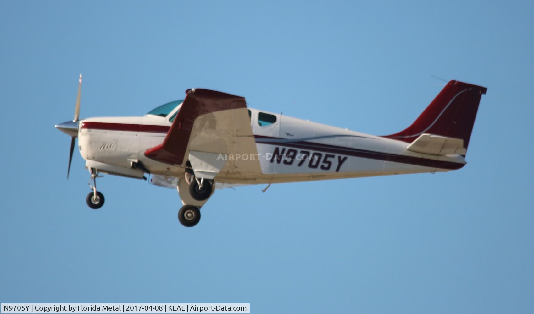 N9705Y, 1963 Beech 35-B33 Debonair C/N CD-598, Beech 33