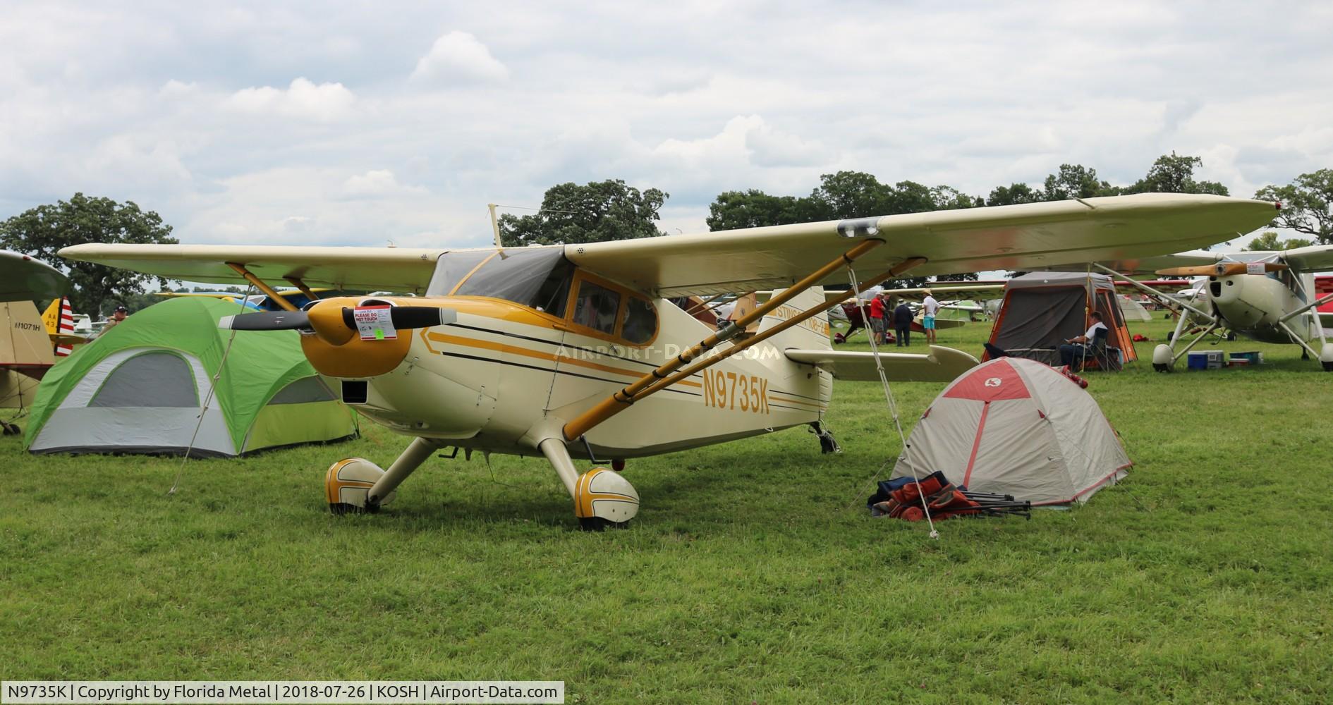 N9735K, 1947 Stinson 108-2 Voyager C/N 108-2735, Stinson 108