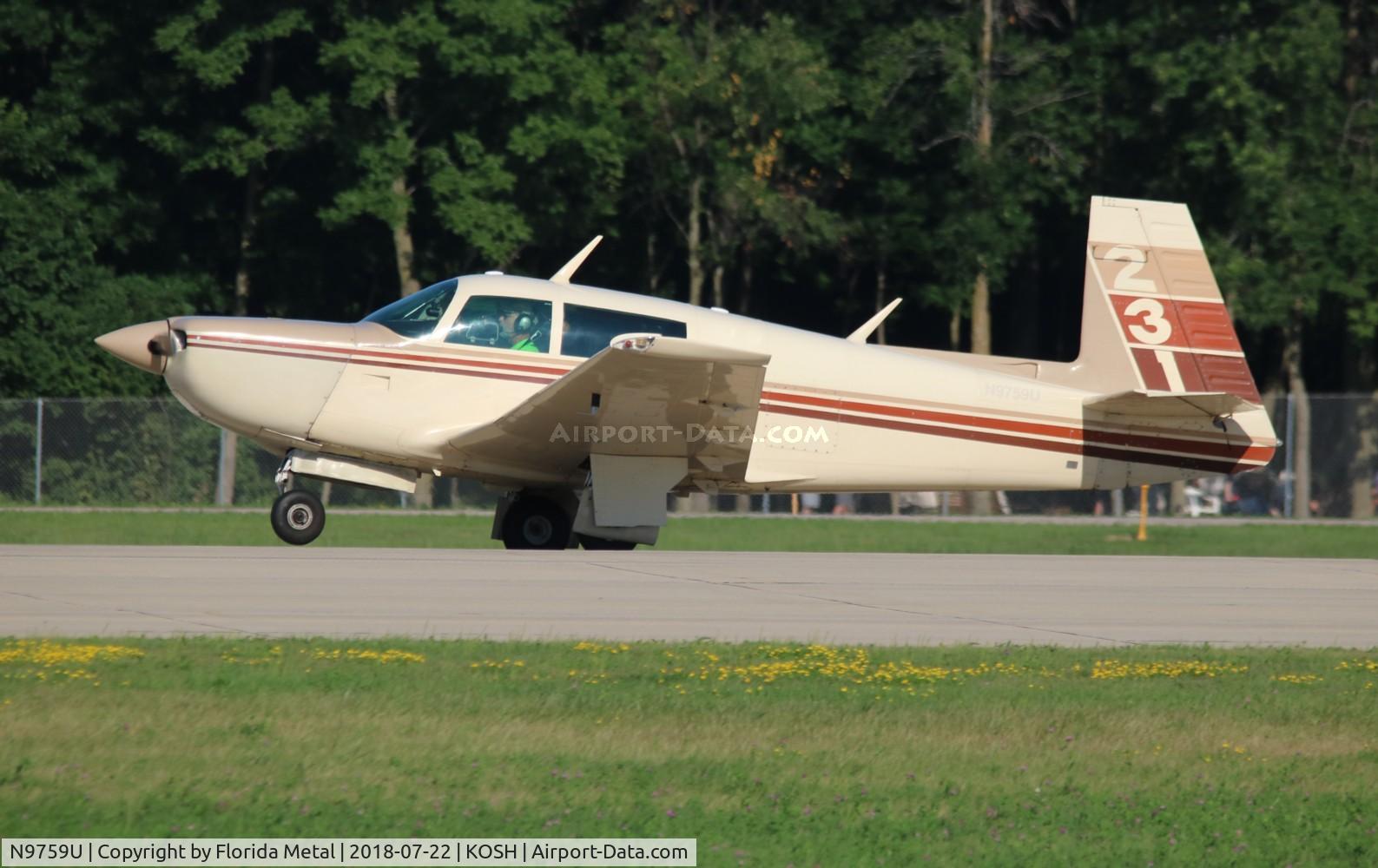 N9759U, 1981 Mooney M20K C/N 25-0517, Mooney M20K