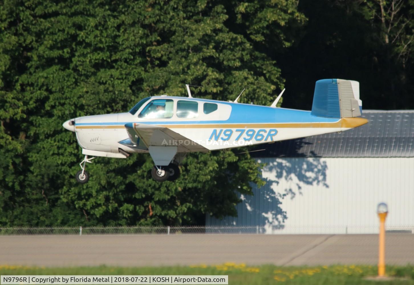 N9796R, 1960 Beech M35 Bonanza C/N D-6327, Bonanza 35