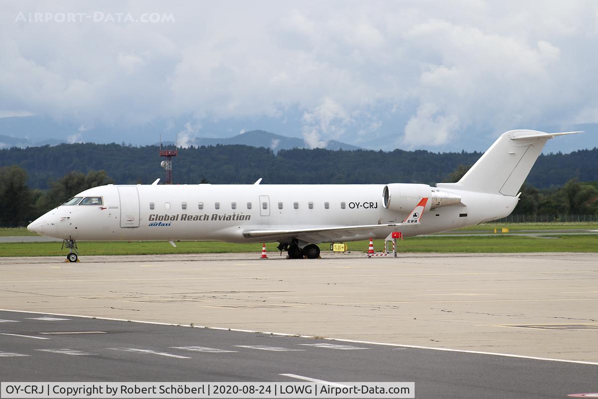 OY-CRJ, 2000 Canadair CRJ-200LR (CL-600-2B19) C/N 7384, OY-CRJ @ LOWG 2020