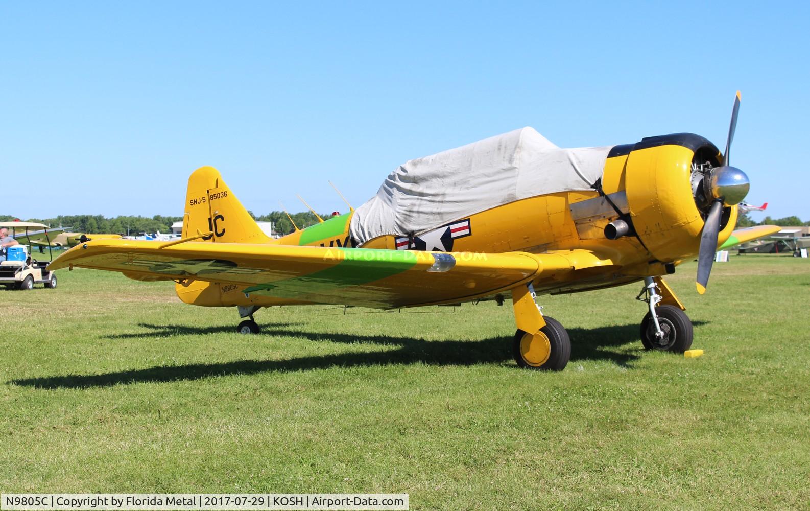 N9805C, 1945 North American SNJ-5B Texan C/N 85036, SNJ-5B