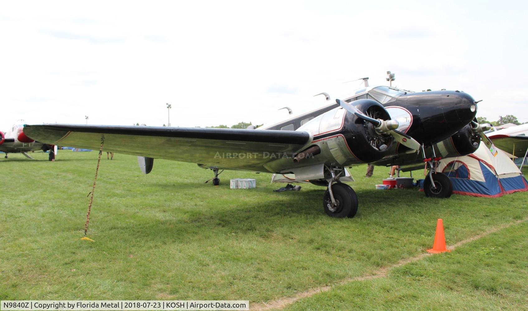 N9840Z, 1952 Beech C-45H Expeditor C/N AF-886, C-45H