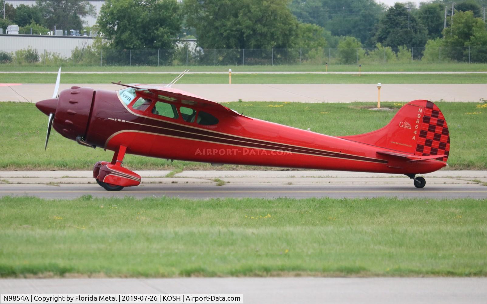N9854A, 1952 Cessna 190 C/N 7547, Cessna 190