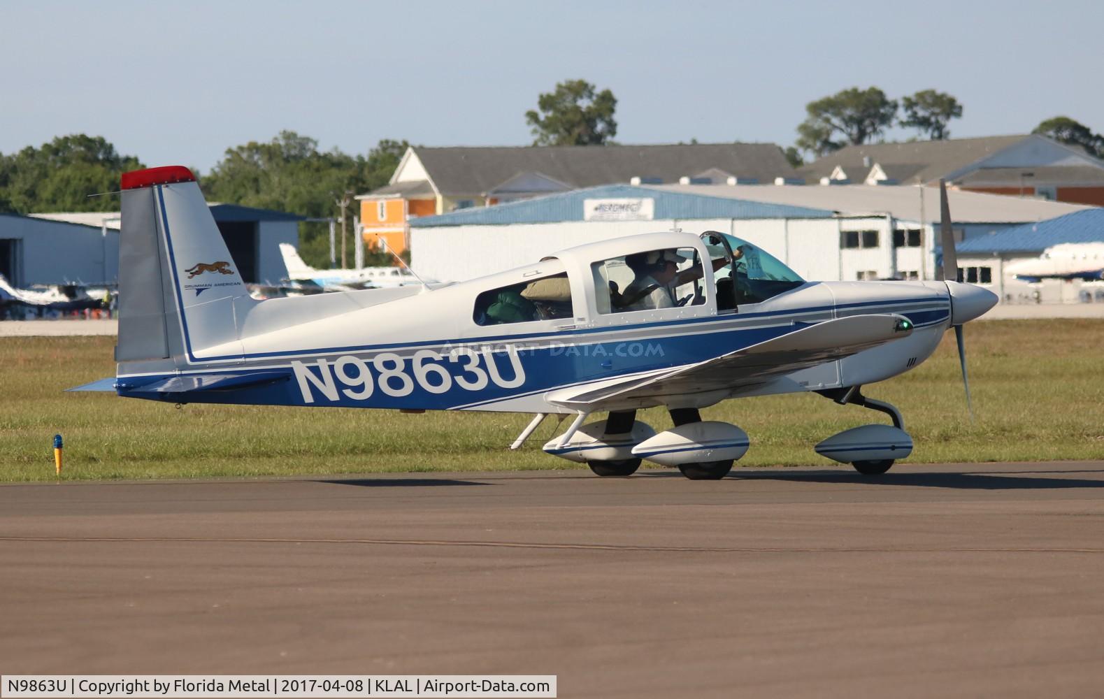 N9863U, 1976 Grumman American AA-5A Cheetah C/N AA5A0263, AA-5A