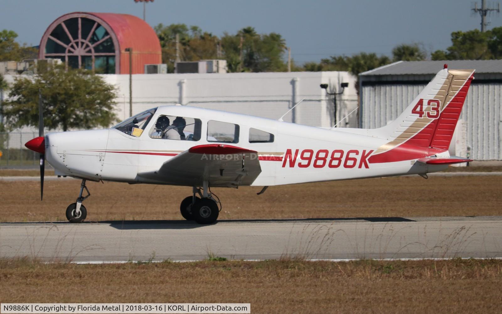 N9886K, 1977 Piper PA-28-161 C/N 28-7816205, PA-28-160