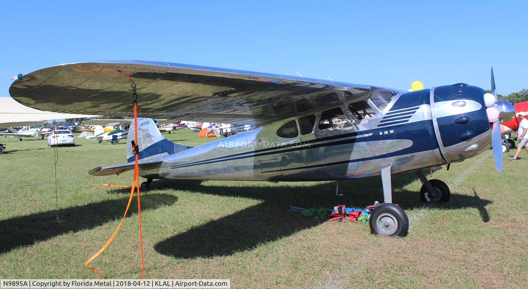 N9895A, 1950 Cessna 195A C/N 7598, Cessna 195A