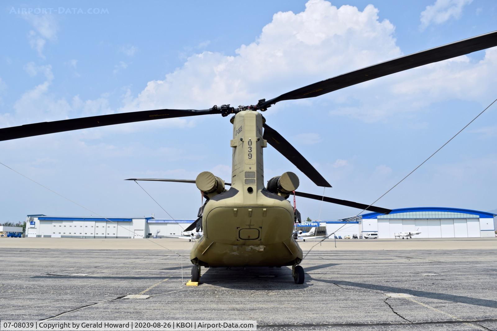 07-08039, 2008 Boeing CH-47F C/N M8039, Parked on north GA ramp.
