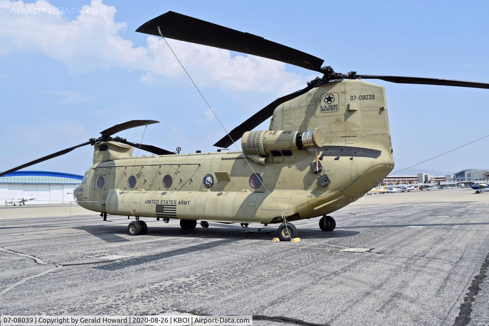 07-08039, 2008 Boeing CH-47F C/N M8039, Parked on north GA ramp.