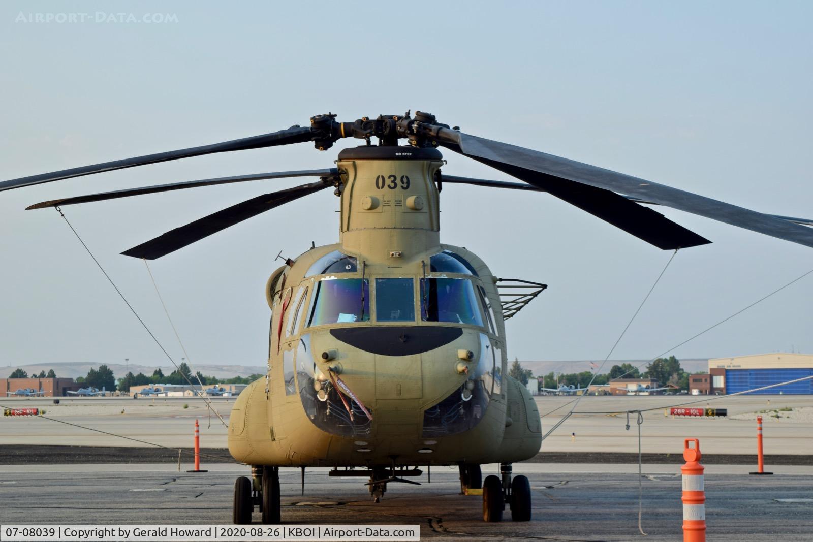 07-08039, 2008 Boeing CH-47F C/N M8039, Parked on north GA ramp.