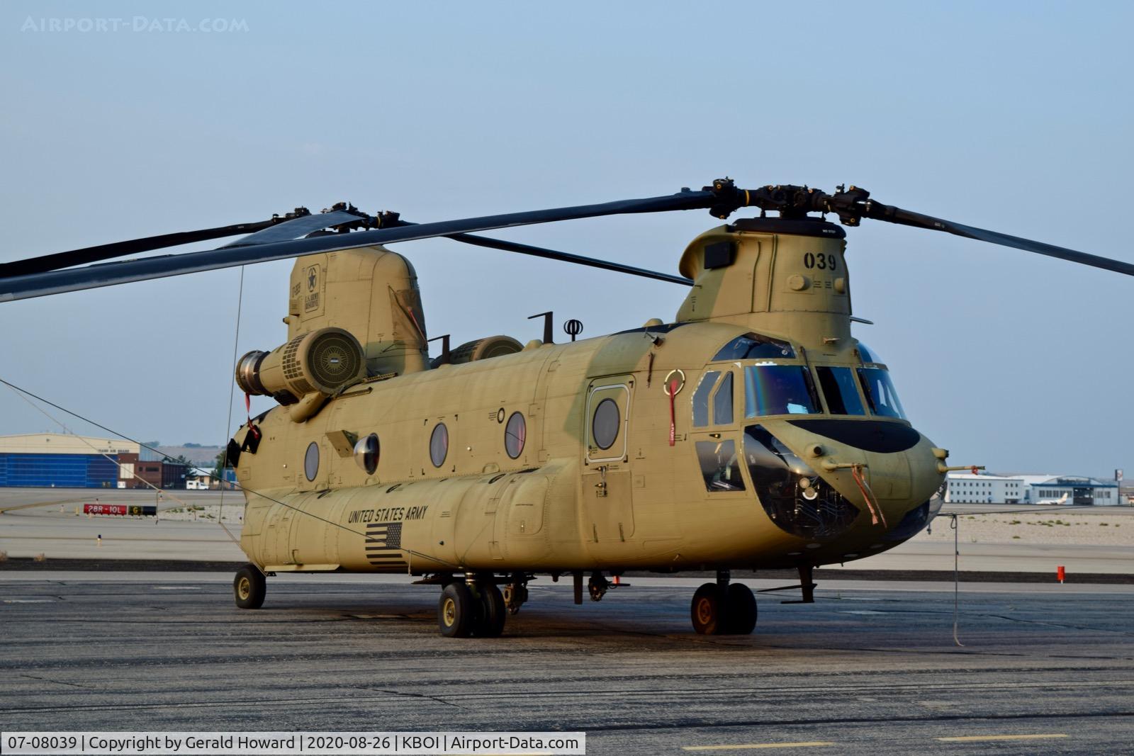 07-08039, 2008 Boeing CH-47F C/N M8039, Parked on north GA ramp.