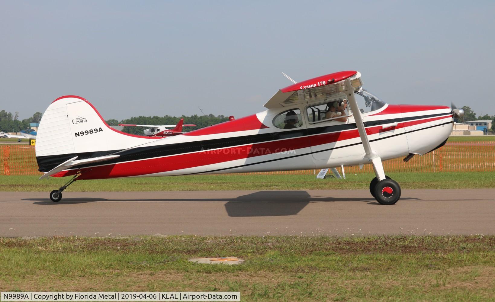 N9989A, 1950 Cessna 170A C/N 19424, Cessna 170A