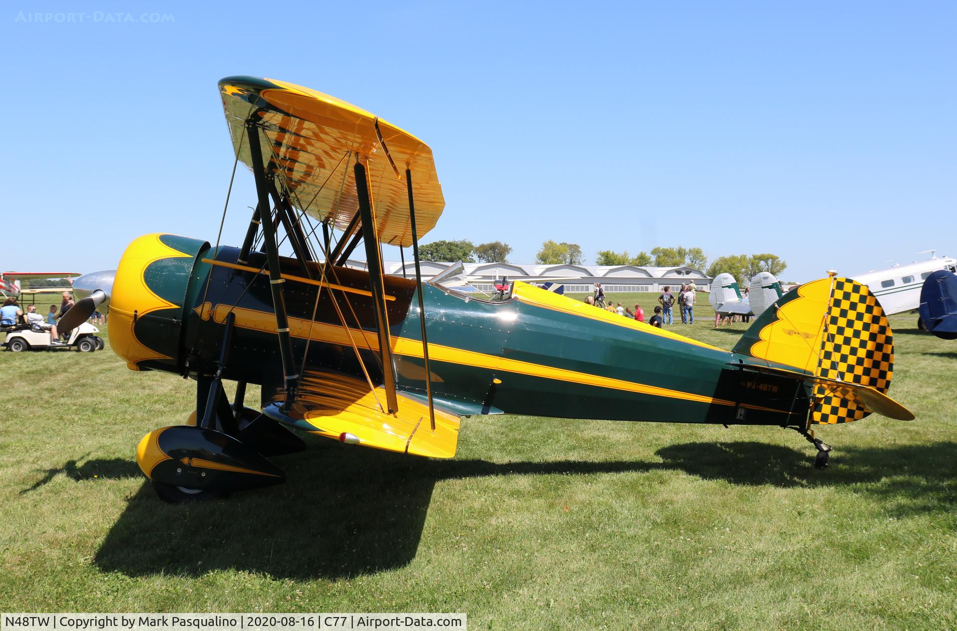 N48TW, 2003 WACO Taperwing T-10 Replica C/N 2501, Waco Taperwing T-10 Replica