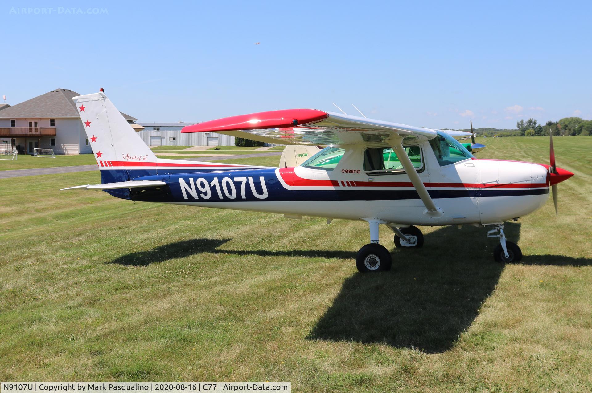 N9107U, 1976 Cessna 150M C/N 15078058, Cessna 150M