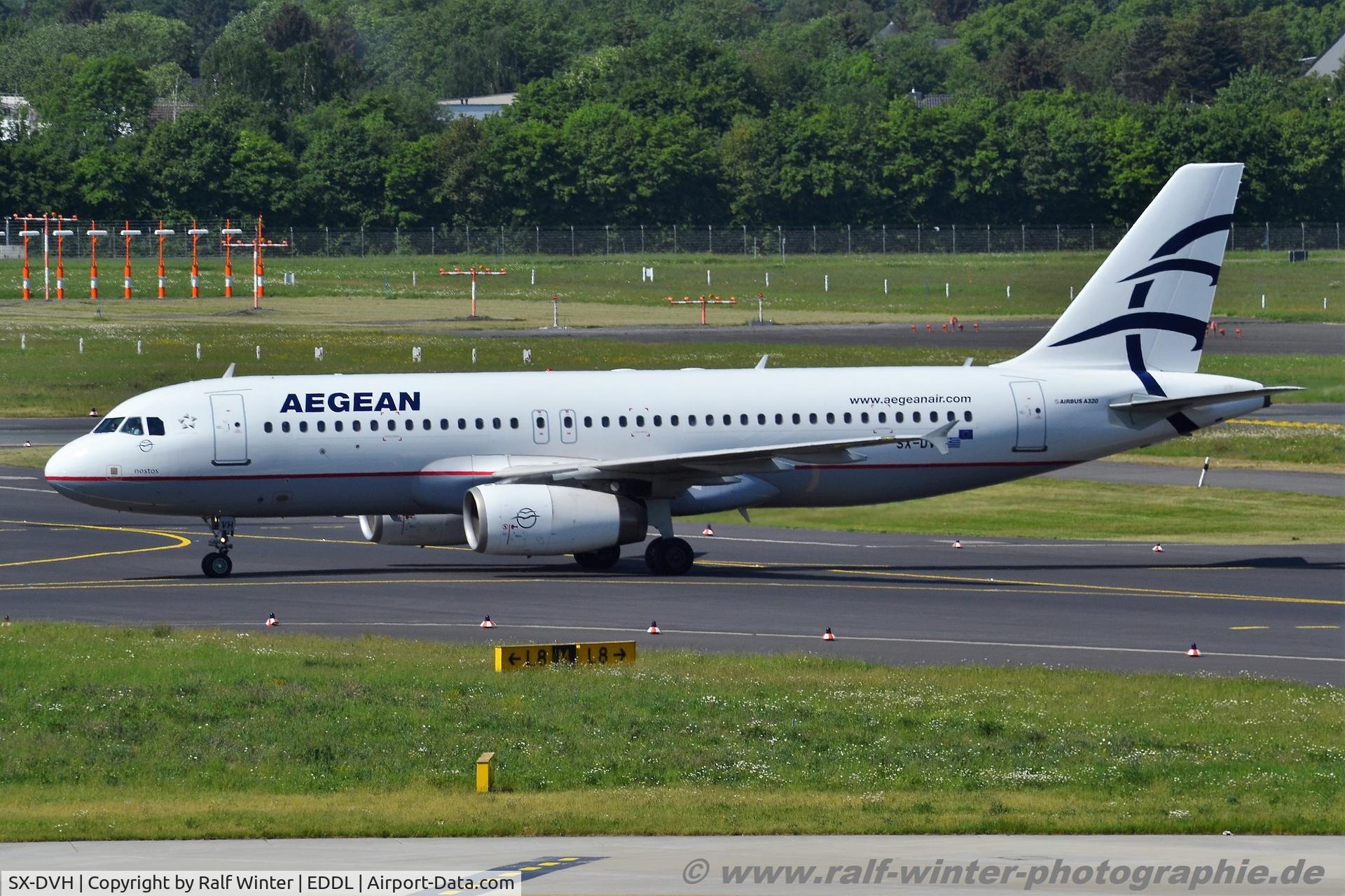 SX-DVH, 2007 Airbus A320-232 C/N 3066, Airbus A320-232 - A3 AEE Aegean Airlines 'Nostos' - 3066 - SX-DVH - 09.05.2018 - DUS