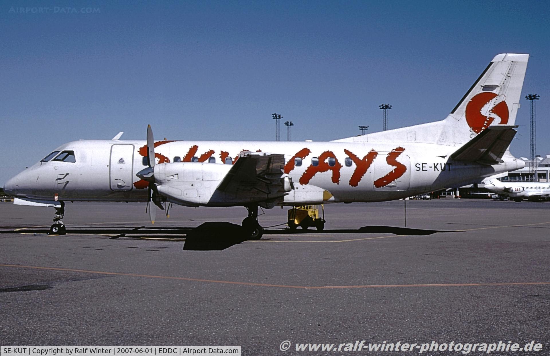 SE-KUT, 1987 Saab 340A Cargo C/N 340A-087, Saab 340A - JZ SKX Skyways Express - 340A-087 - SE-KUT - 01.06.2007 - EDDC