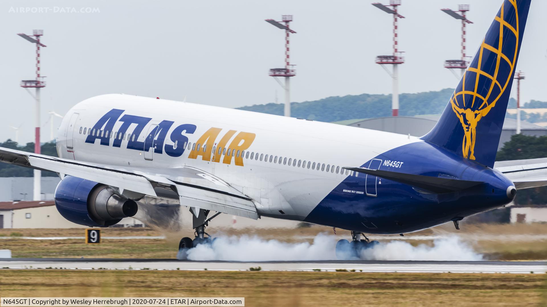 N645GT, 1995 Boeing 767-324 C/N 27393, N645GT B767-300WL Atlas Air