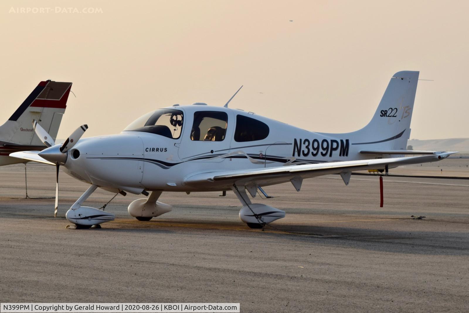 N399PM, 2005 Cirrus SR22 C/N 1507, Parked on north GA ramp.