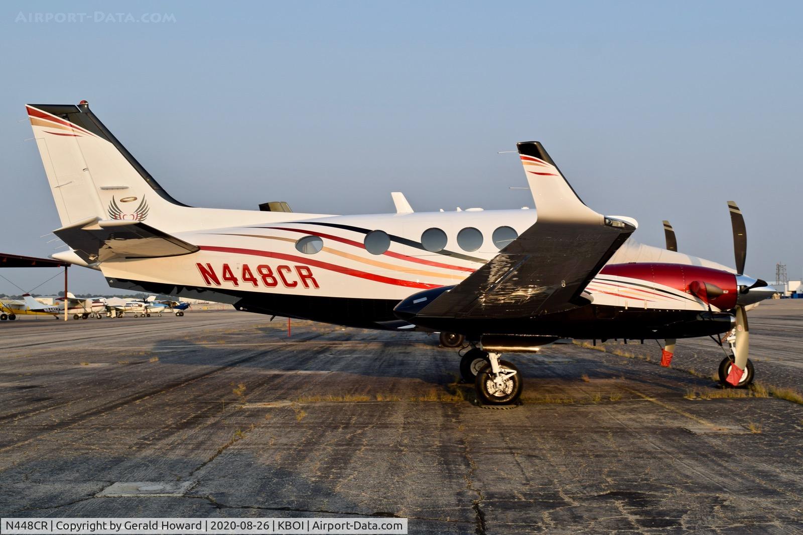 N448CR, 2013 Beechcraft C90GTI King Air C/N LJ-2082, Parked on north GA ramp.