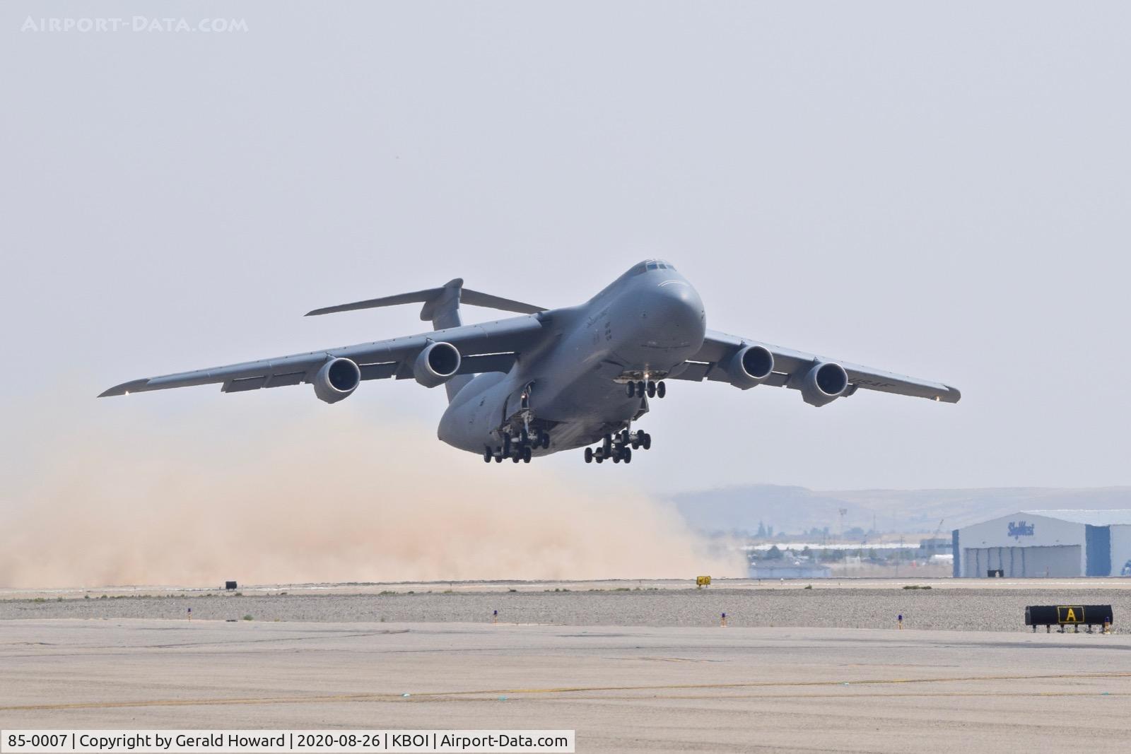 85-0007, 1985 Lockheed C-5M Super Galaxy C/N 500-0093, Take off from 10L. 9th Airlift Sq., 436th Airlift Wing, Dover, DE.