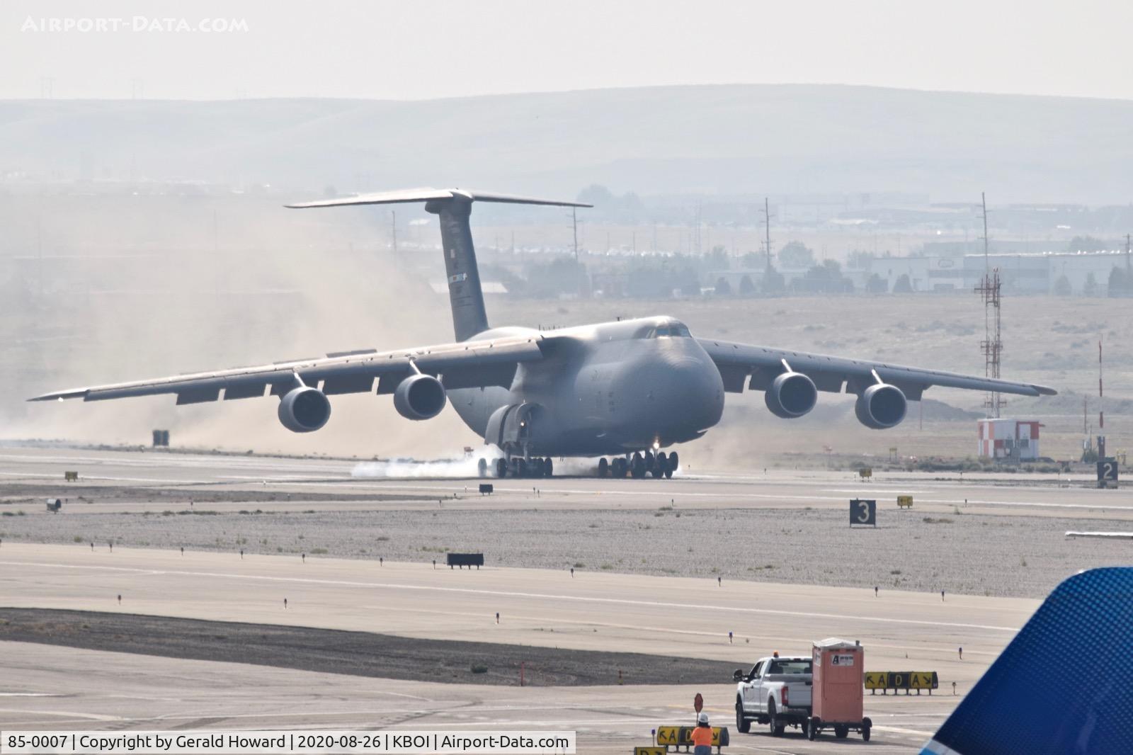 85-0007, 1985 Lockheed C-5M Super Galaxy C/N 500-0093, Landing 28R. 9th Airlift Sq., 436th Airlift Wing, Dover, DE.