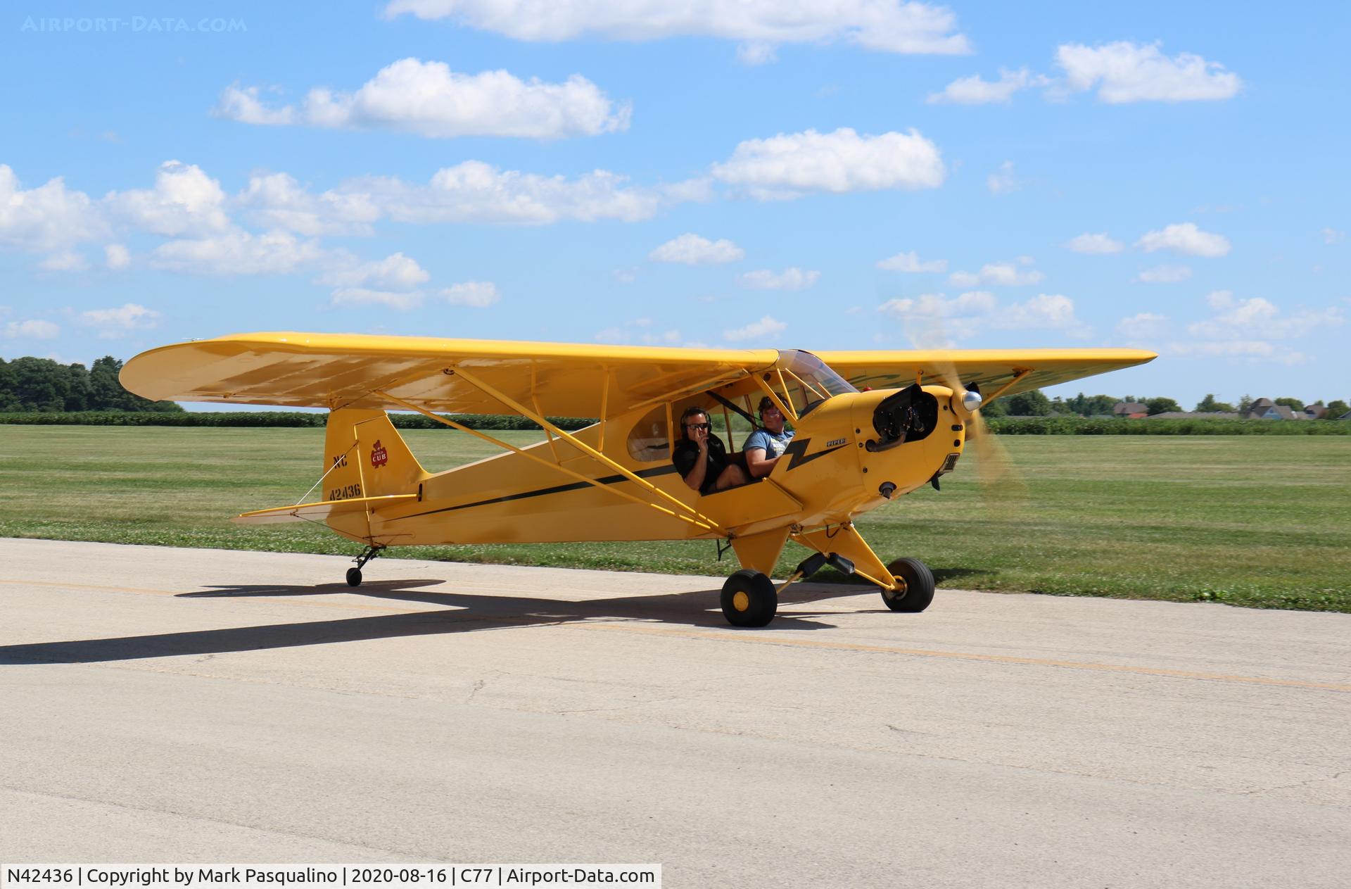N42436, 1945 Piper J3C-65 Cub Cub C/N 14700, Piper J3C-65