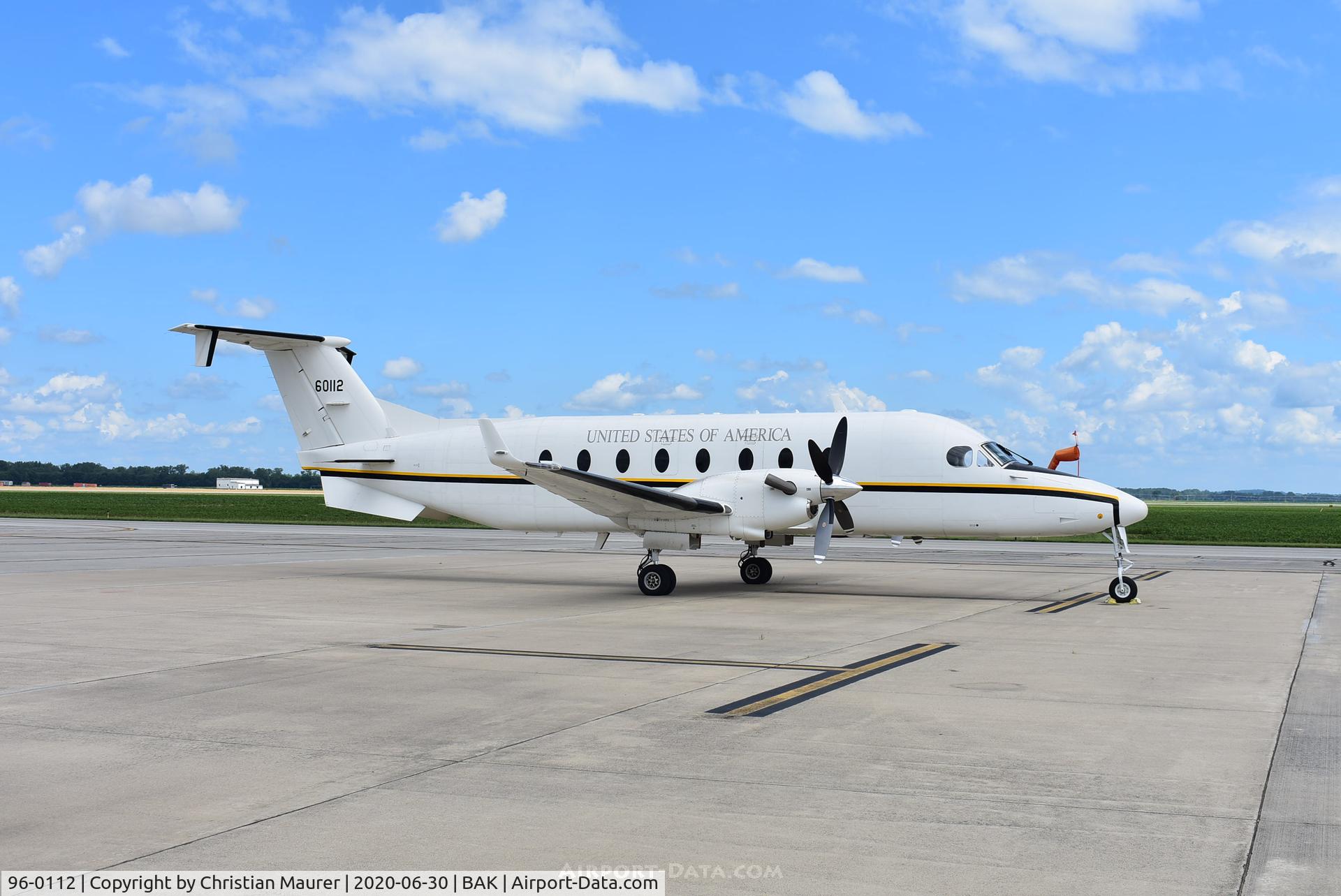 96-0112, 1996 Beech C-12J Huron C/N UE-256, Beech C-12J (B1900)