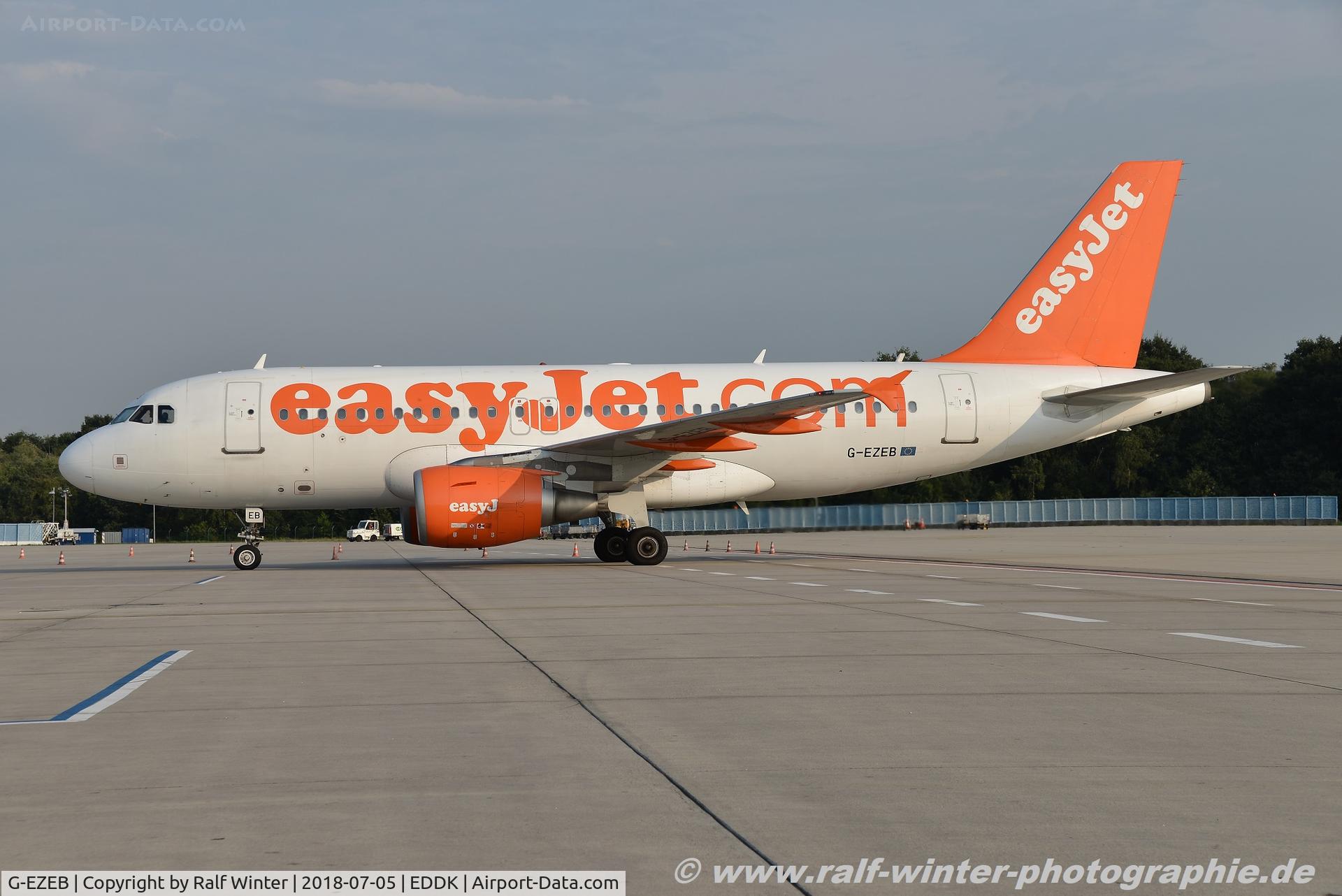 G-EZEB, 2004 Airbus A319-111 C/N 2120, Airbus A319-111 - U2 EZY easyJet - 2120 - G-EZEB - 05.07.2018 - CGN