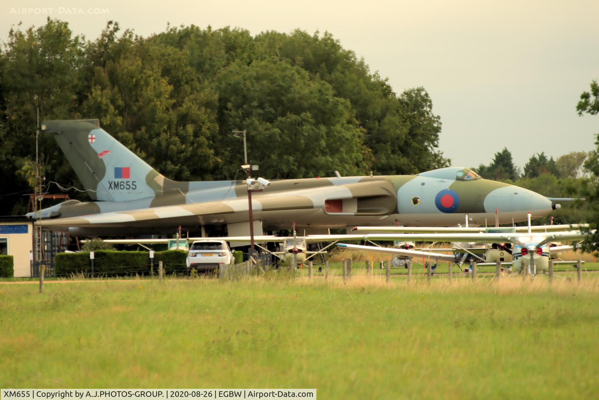 XM655, 1964 Avro Vulcan B.2A C/N Set 87, on static display