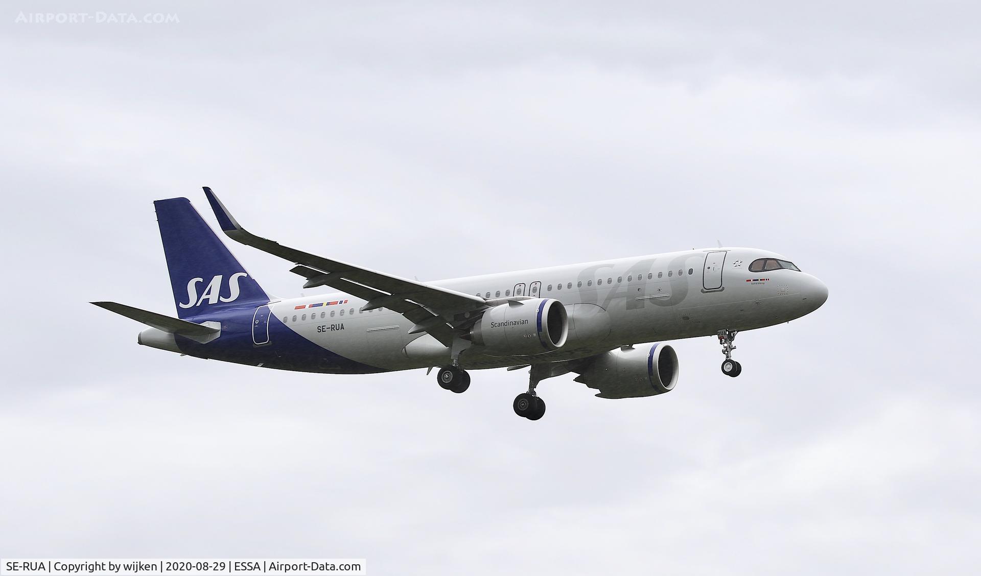 SE-RUA, 2020 Airbus A320-251N C/N 9520, RWY 01L