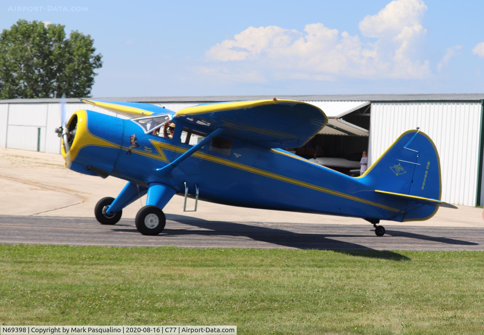 N69398, 1944 Stinson V77 Reliant C/N 77-293, Stinson V77