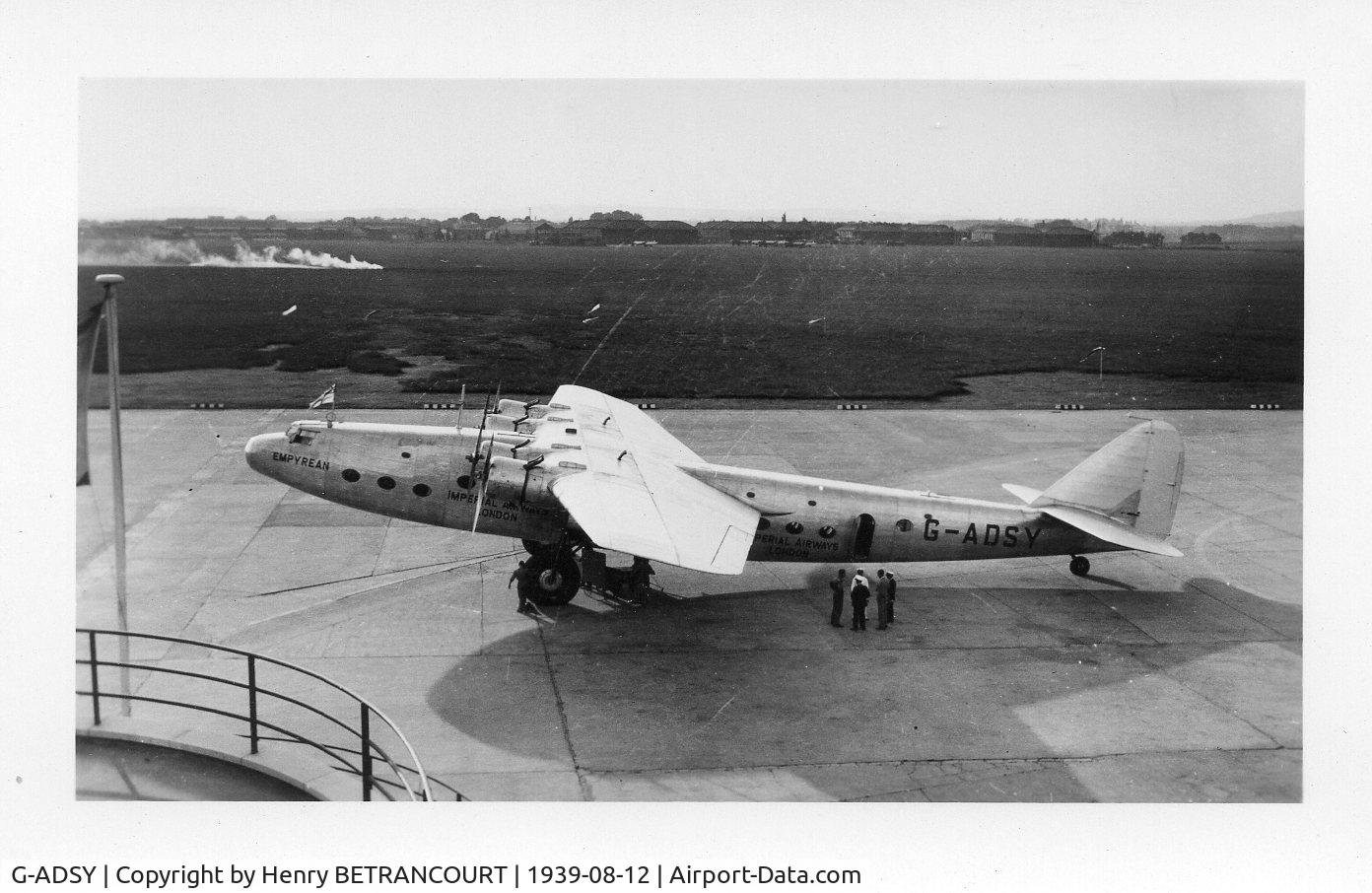 G-ADSY, Armstrong Whitworth AW27 Ensign 1 C/N AW1163, Le BOURGET (F)