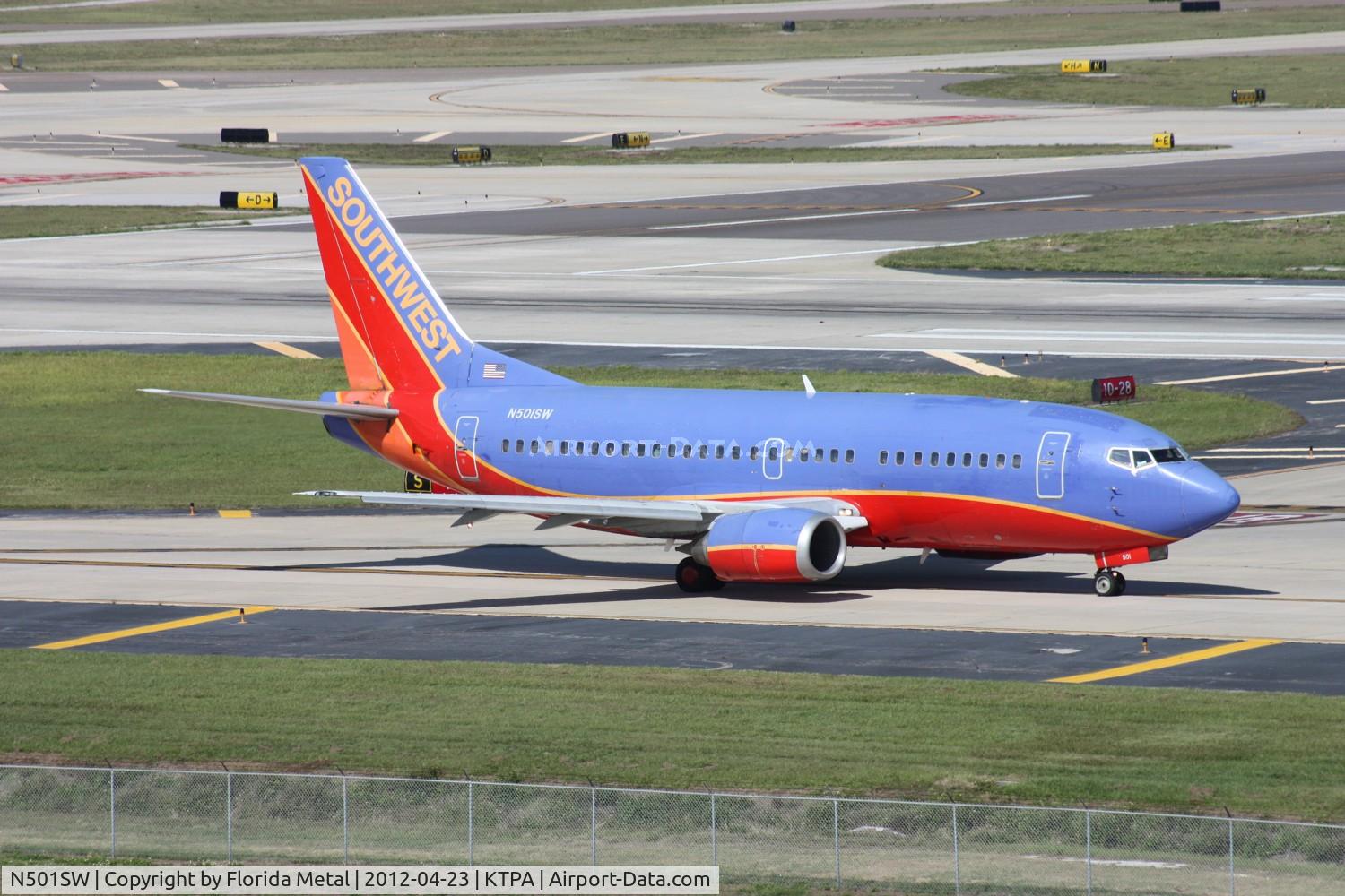 N501SW, 1990 Boeing 737-5H4 C/N 24178, TPA 2012