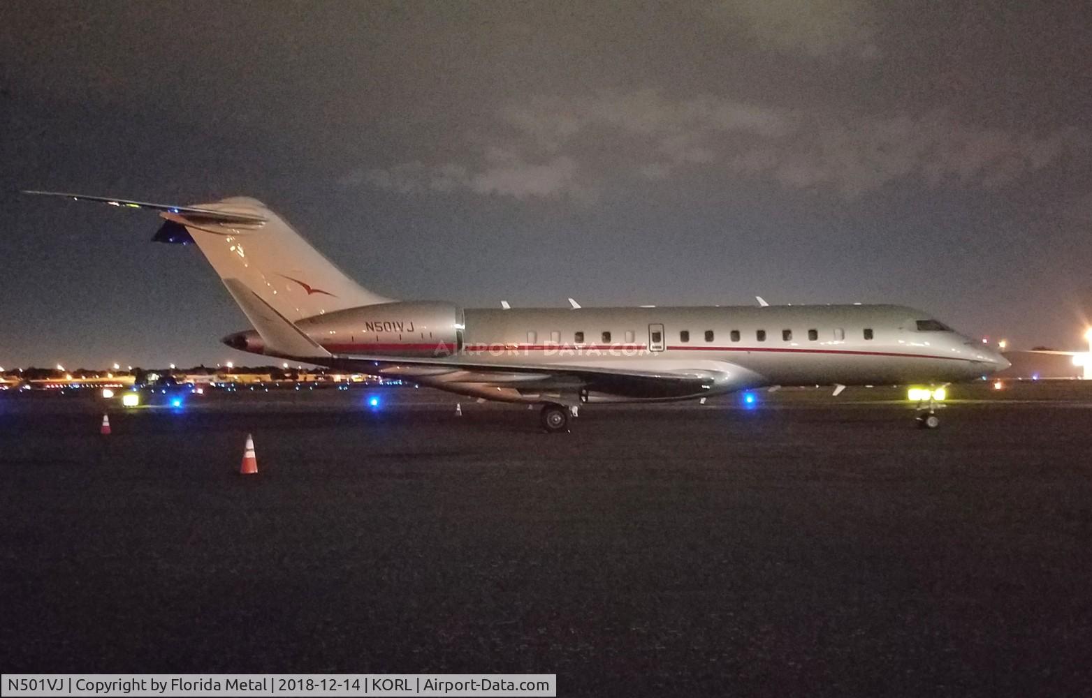 N501VJ, 2012 Bombardier BD-700-1A11 Global 5000 C/N 9563, ORL 2018