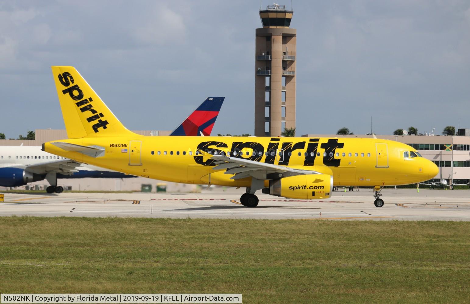 N502NK, 2005 Airbus A319-132 C/N 2433, FLL 2019