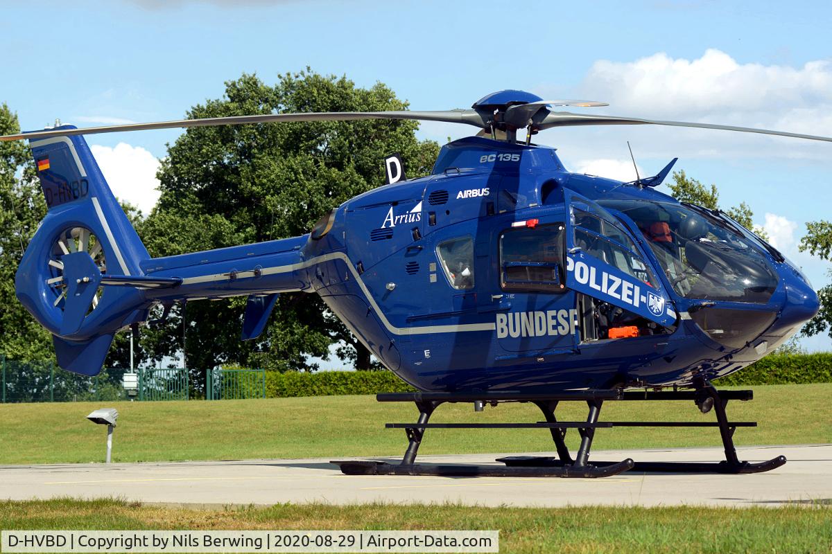 D-HVBD, 2000 Eurocopter EC-135T-2 C/N 0150, D-HVBD at Ahrensbök/Siblin Heliport