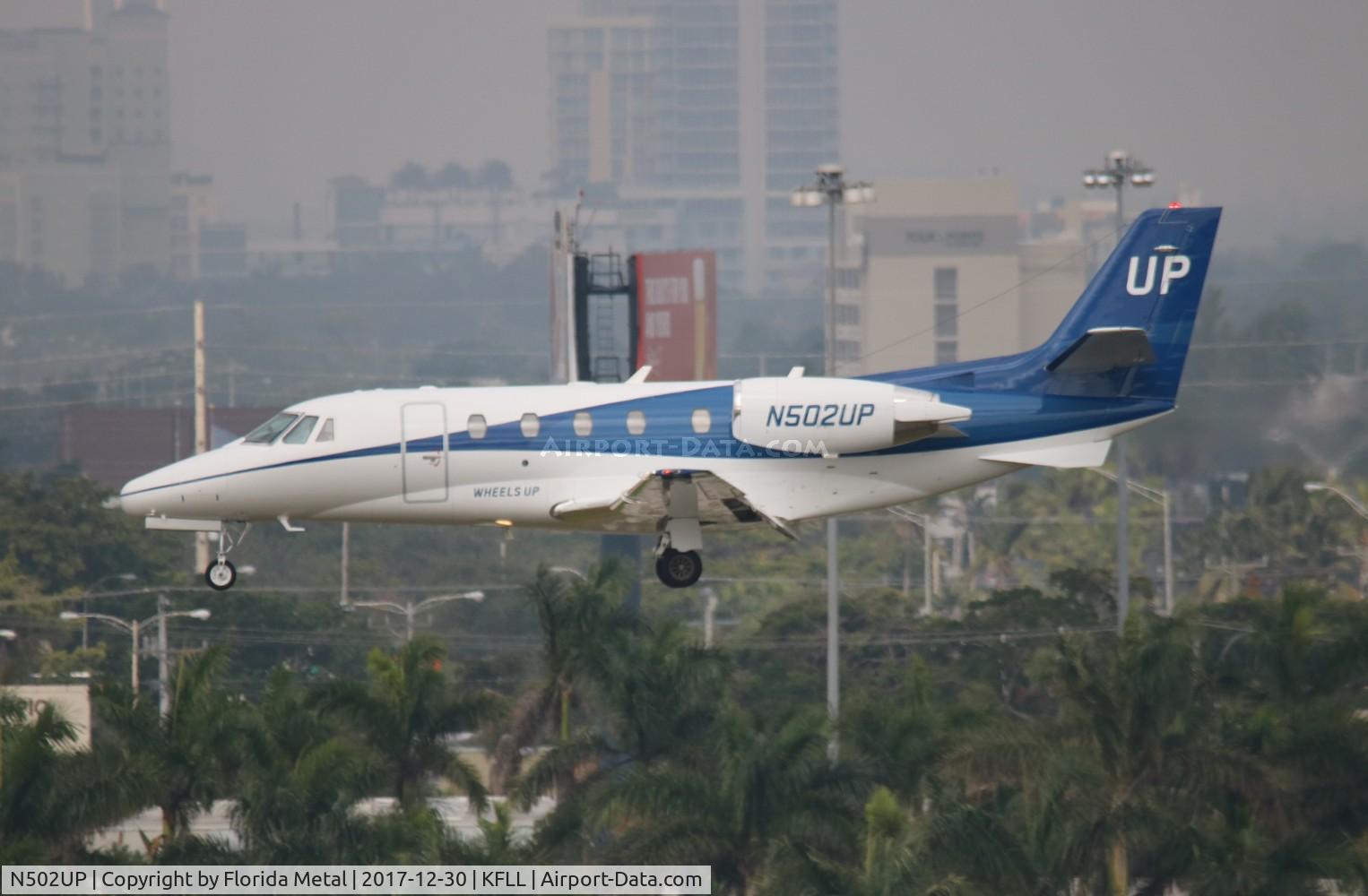 N502UP, 2003 Cessna 560XL Citation Excel C/N 560-5310, FLL 2017