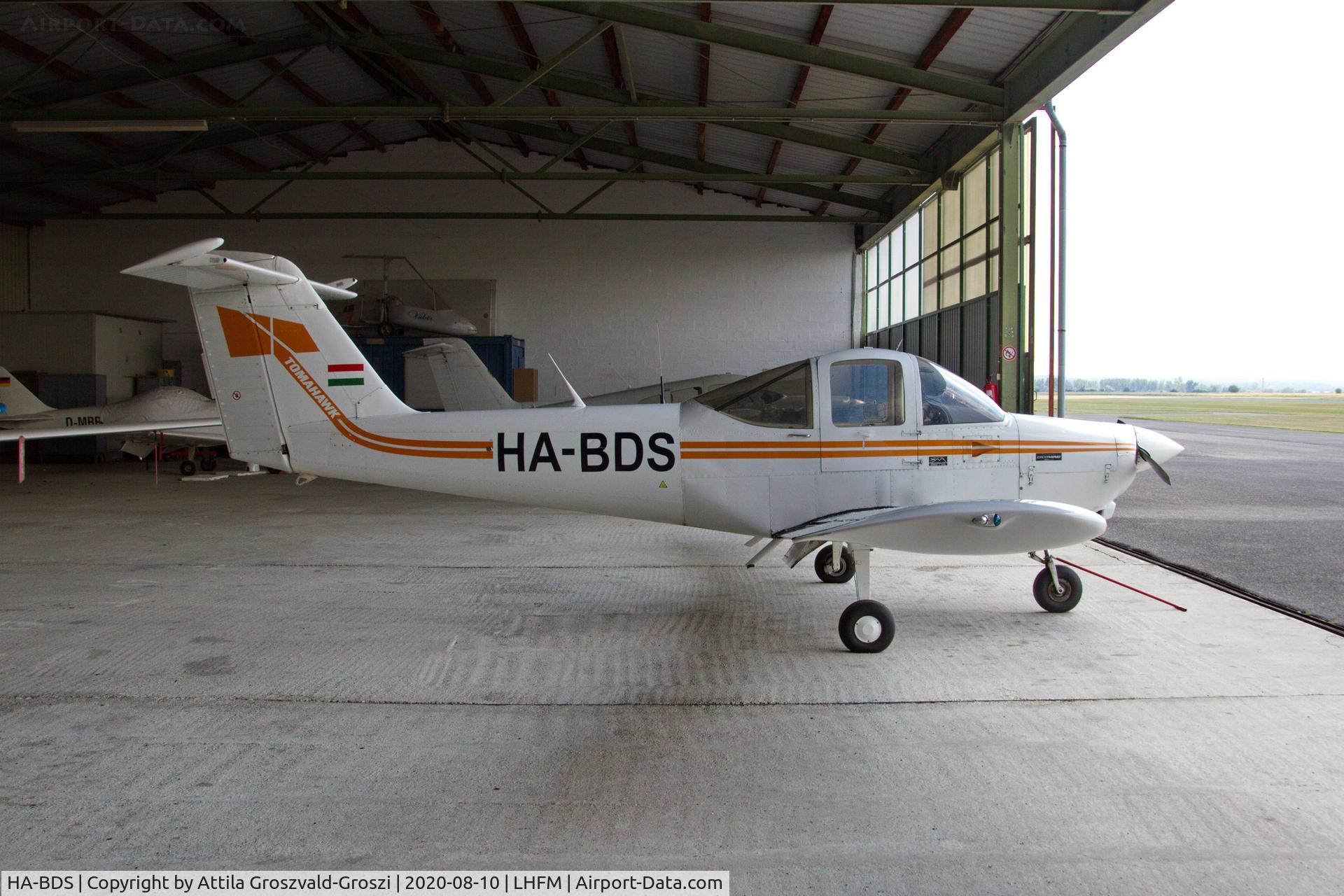HA-BDS, Piper PA-38-112 Tomahawk Tomahawk C/N 38-78A0176, LHFM - Fertöszentmiklós, MEIDL Airport, Hungary
