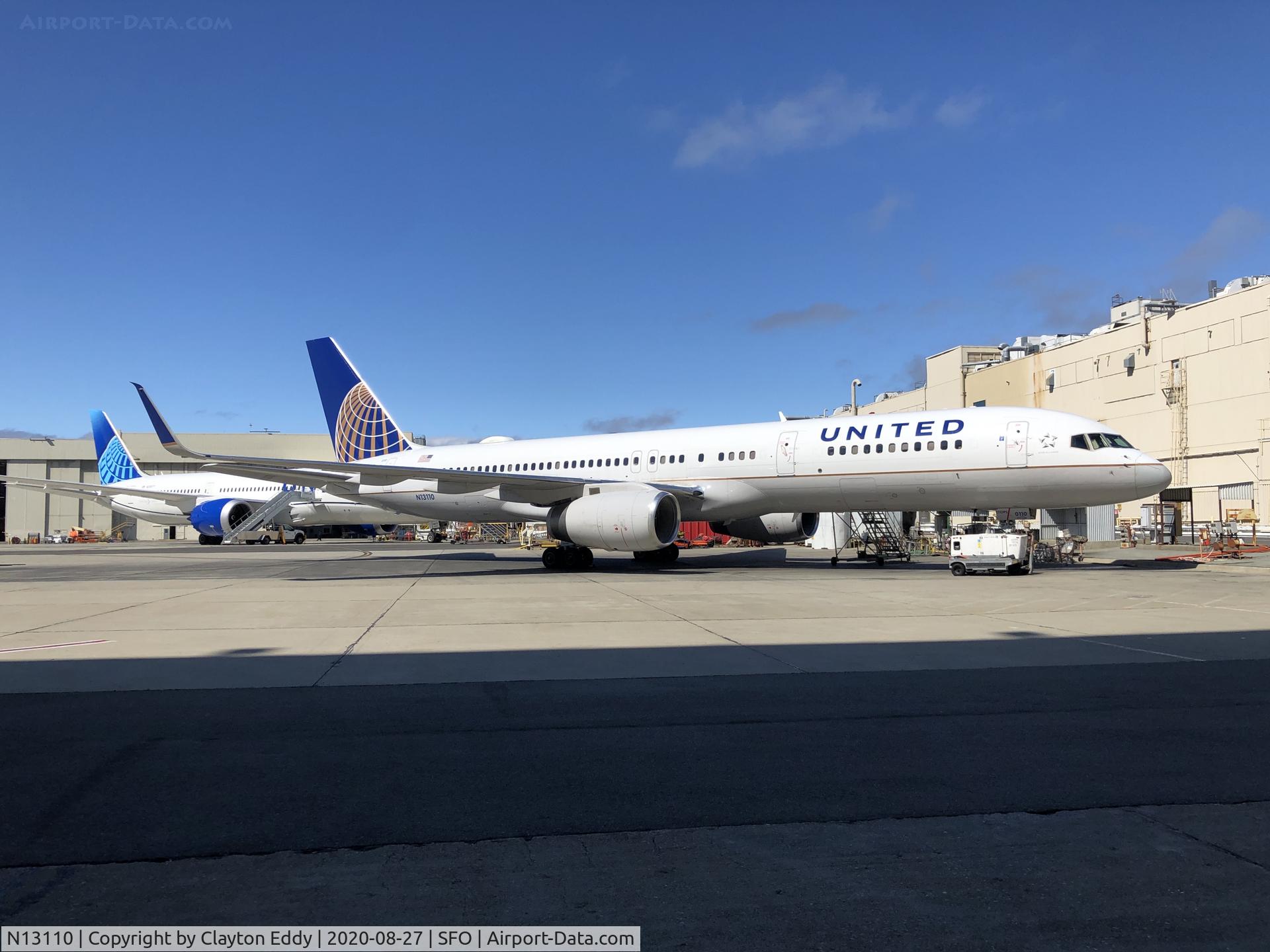 N13110, 1994 Boeing 757-224 C/N 27300, SFO 2020.