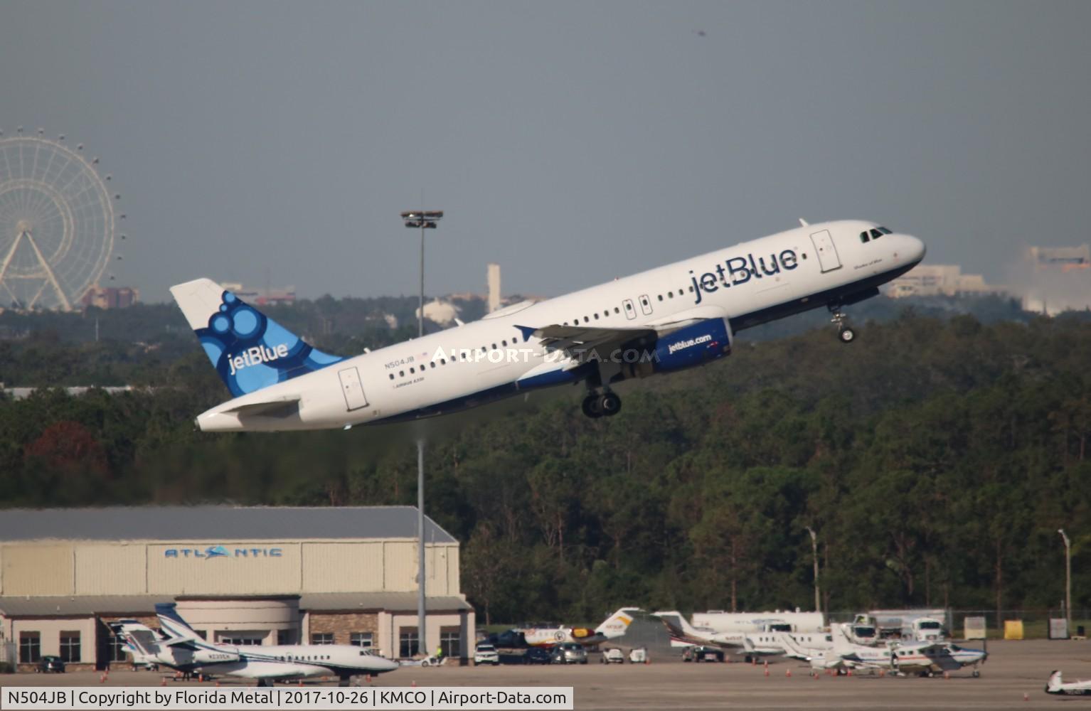 N504JB, 1999 Airbus A320-232 C/N 1156, MCO 2017