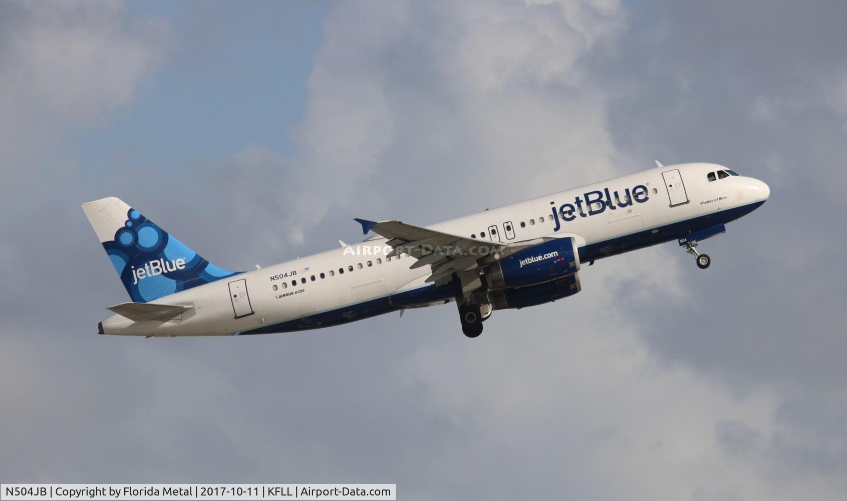 N504JB, 1999 Airbus A320-232 C/N 1156, FLL 2017
