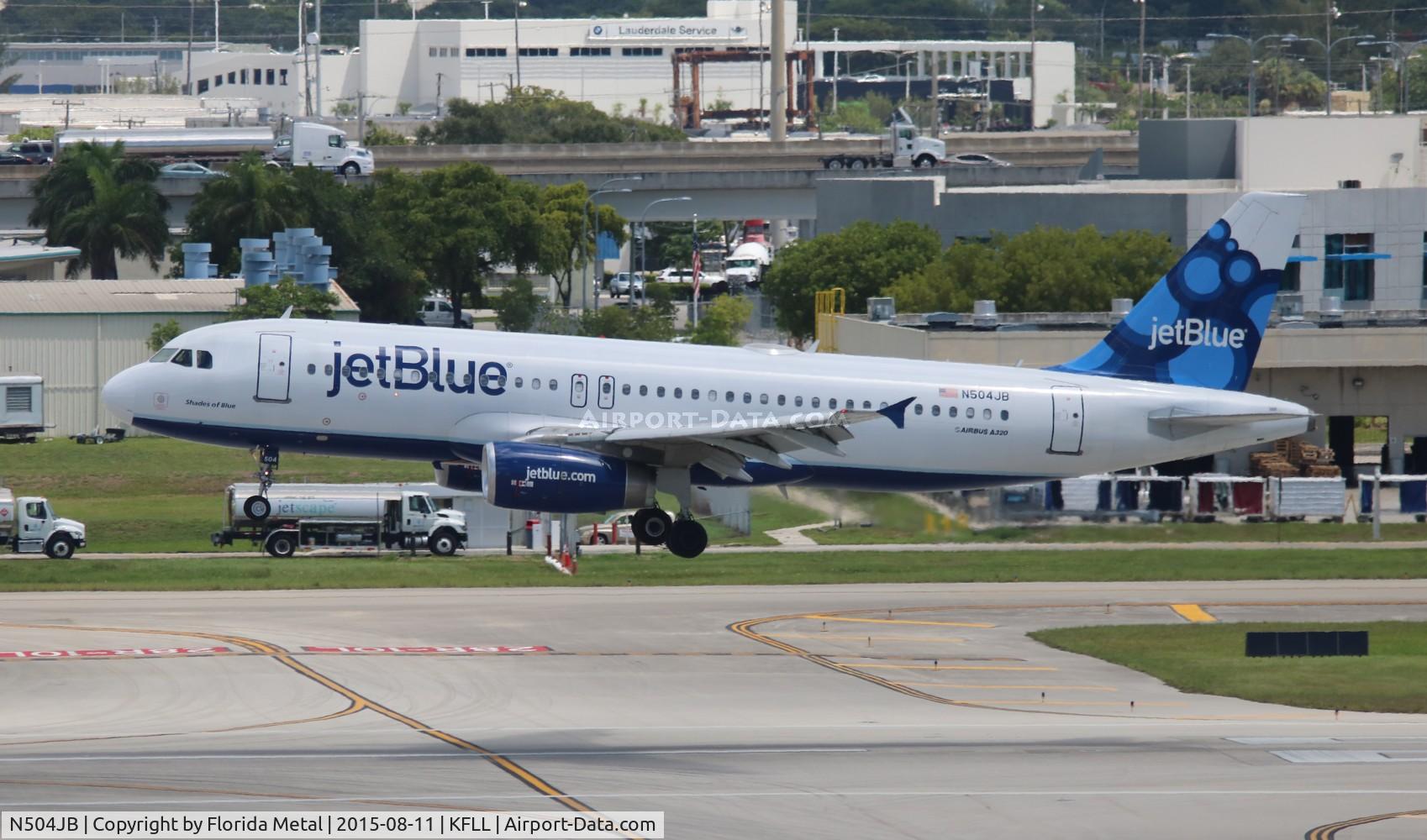 N504JB, 1999 Airbus A320-232 C/N 1156, FLL 2015