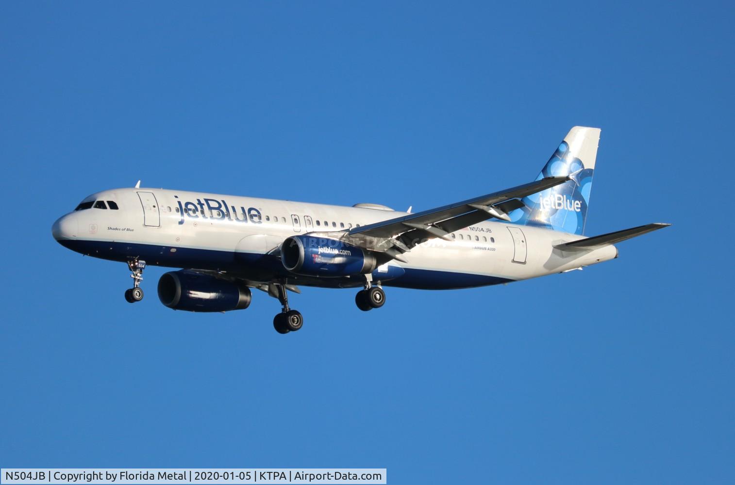 N504JB, 1999 Airbus A320-232 C/N 1156, TPA 2020